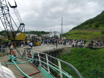 Bild Die Liemba iim Hafen von  Mpulungu in  Sambia